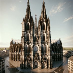 Außenansicht des Kölner Doms 