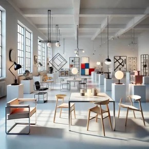 Bild eines Bauhaus-Designmuseums